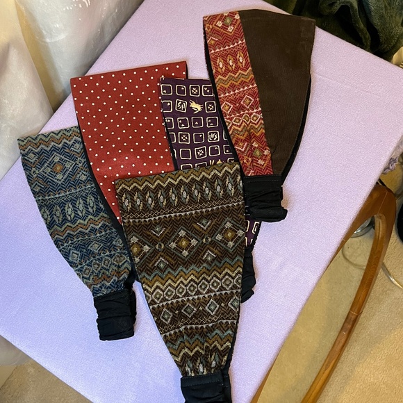 Handmade headband with Japanese style fabric. Set of 5 - Picture 1 of 7